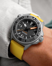 Undone Aquadeep Signal Yellow Automatic - Watches.com - AQD - 369 - YLW