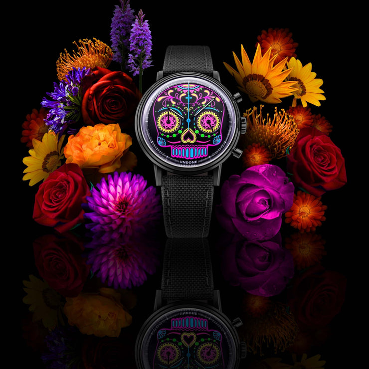 UNDONE Calavera Neon Chrono - Watches.com - COL - CLN - SGS