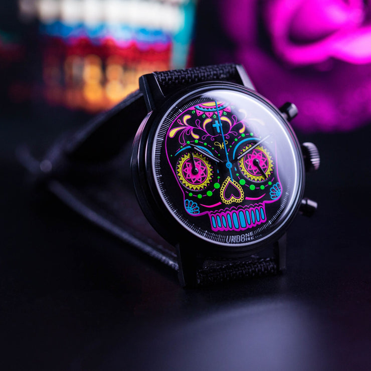 UNDONE Calavera Neon Chrono - Watches.com - COL - CLN - SGS