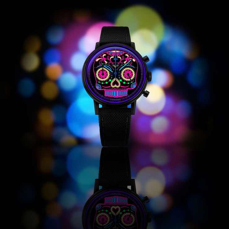 UNDONE Calavera Neon Chrono - Watches.com - COL - CLN - SGS