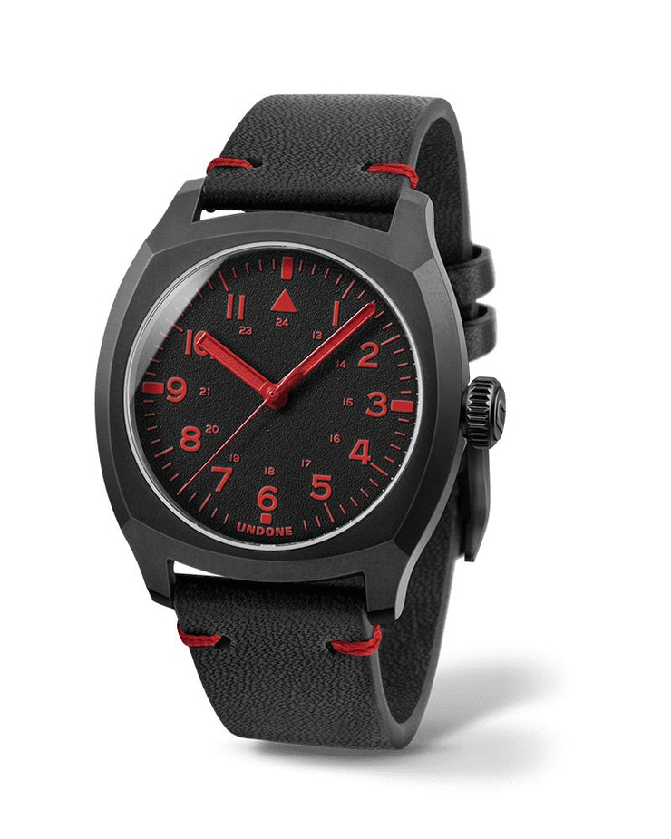 Undone Terra RED EDITION - Watches.com - TRA - RED - BLK