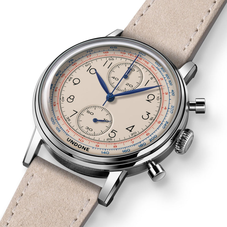 Undone Urban Vintage Killy Chronograph Silver - Watches.com - URB - VNT - KIL