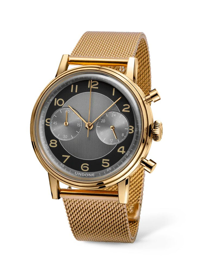 Undone Vintage Tuxedo Gold - Watches.com - URB - VNT - TUX - GLD