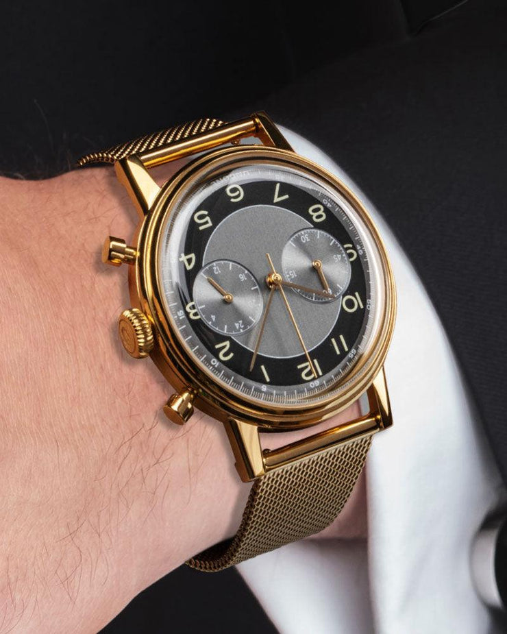 Undone Vintage Tuxedo Gold - Watches.com - URB - VNT - TUX - GLD