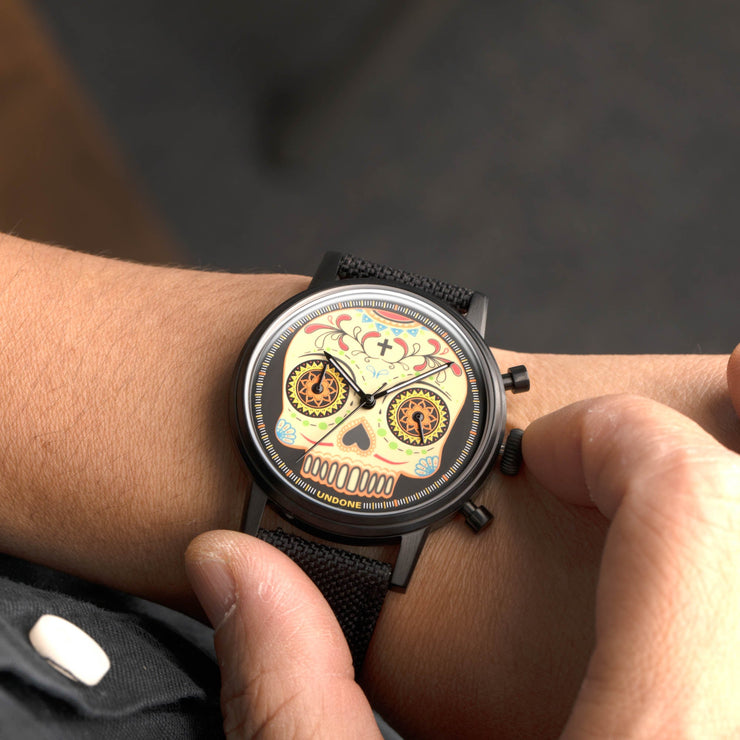 UNDONE x Watches.com Calavera Lume Chrono - Watches.com - URB - CND - SKL3A