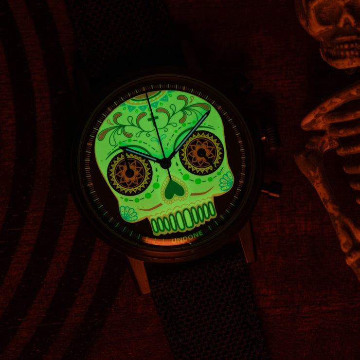 UNDONE x Watches.com Calavera Lume Chrono - Watches.com - URB - CND - SKL3A