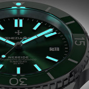 Venezianico Nereide 42 Automatic Green SS - Watches.com - 3321501C