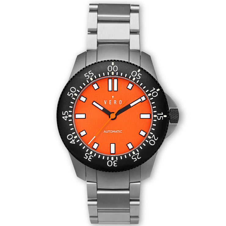 VERO Open Water Automatic Day Break Orange - Watches.com - DB001