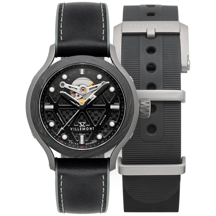 Villemont Tenacity Swiss Automatic Black Limited Edition - Watches.com - VM - 2001 - 01