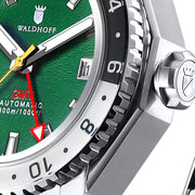 Waldhoff Atlas GMT Automatic GMT Vanuatu SS - Watches.com - MW - 23G - 3S