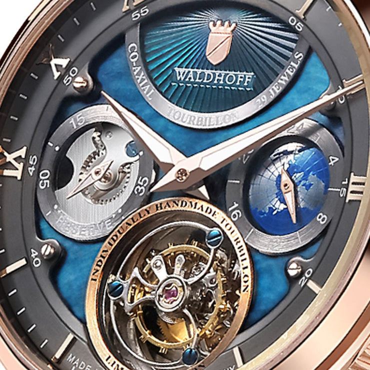 Waldhoff Ultramatic Tourbillon Carbon Bay RG Special Edition - Watches.com - MW - 05FM