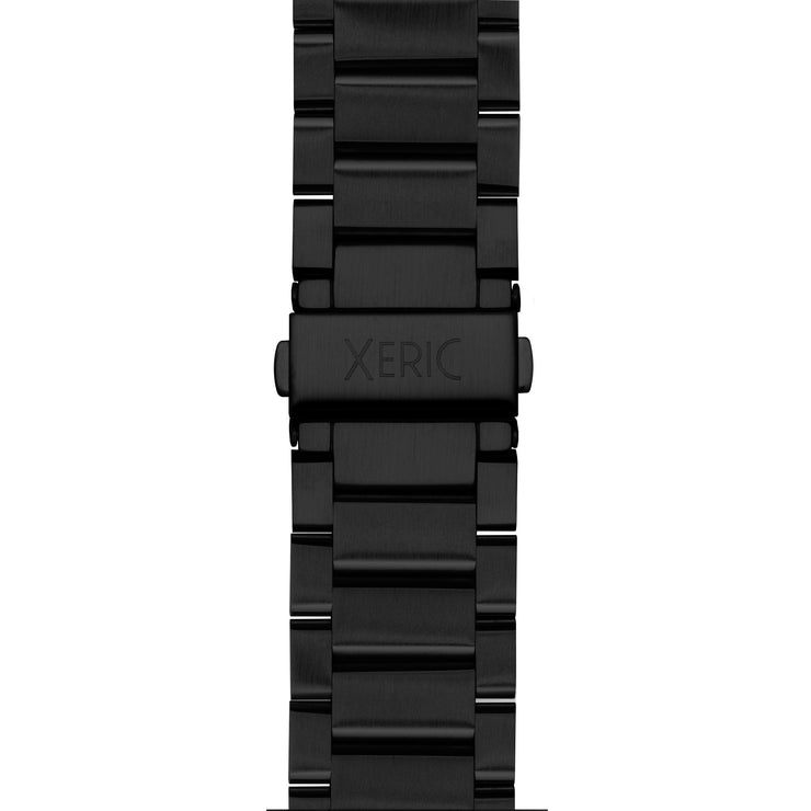 Xeric 22mm 3 - Link SS Bracelet Black - Watches.com - XRC - 3LSS - 22 - BKBK