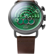 Xeric Halograph Chrono Sapphire Gunmetal Green - Watches.com - HCS - 3021