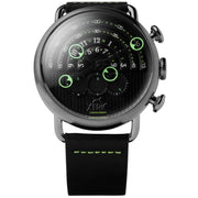 Xeric Halograph Chrono Sapphire Gunmetal Lime - Watches.com - HCS - 2239 - 03L