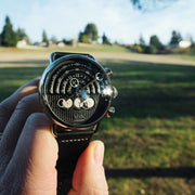 Xeric Halograph Chrono Sapphire Silver Black - Watches.com - HCS - 3014