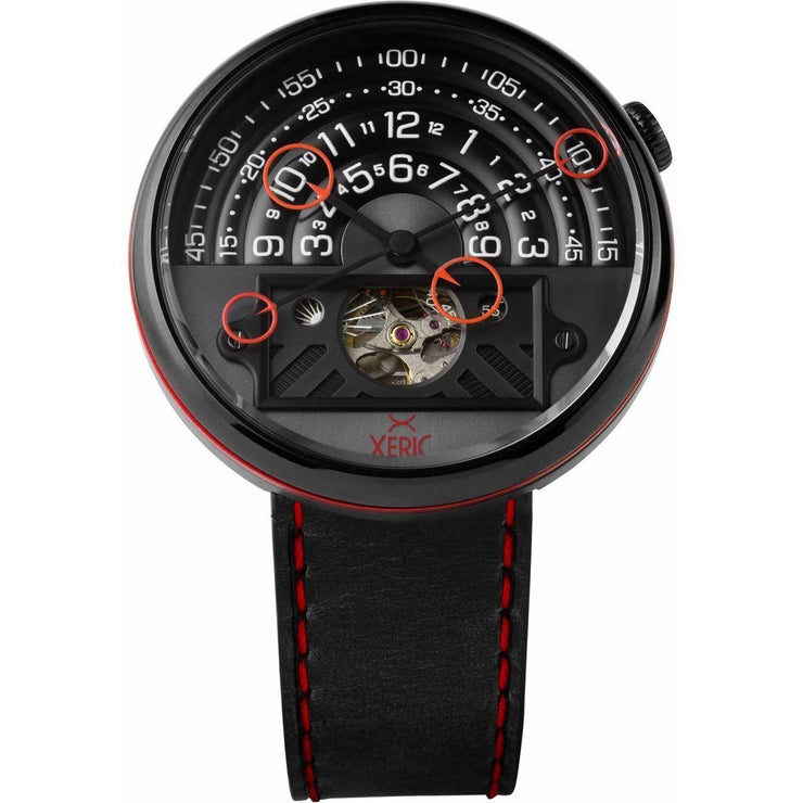 Xeric Halograph II Automatic Blood Moon Limited Edition - Watches.com - HGA - 3838 - 03L