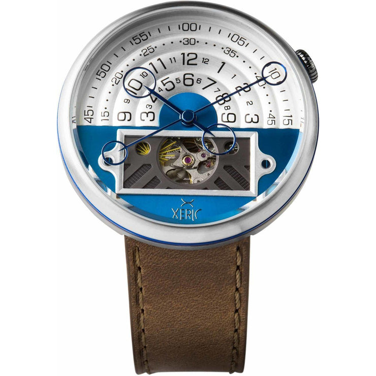 Xeric Halograph II Automatic Blue Brown Limited Edition - Watches.com - HGA - 1117 - 06L