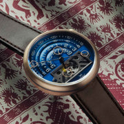 Xeric Halograph II Automatic Bronze Blue Limited Edition - Watches.com - HGA - 9977 - 06L