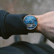 Xeric Halograph II Automatic Bronze Blue Limited Edition - Watches.com - HGA - 9977 - 06L