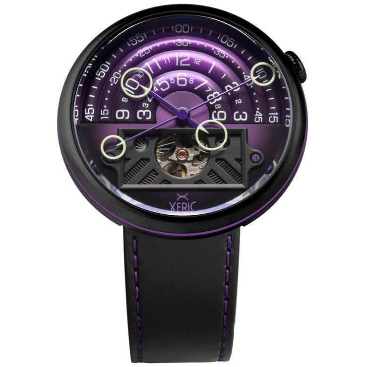 Xeric Halograph II Automatic Deep Purple - Watches.com - HGA - 3393 - 03L