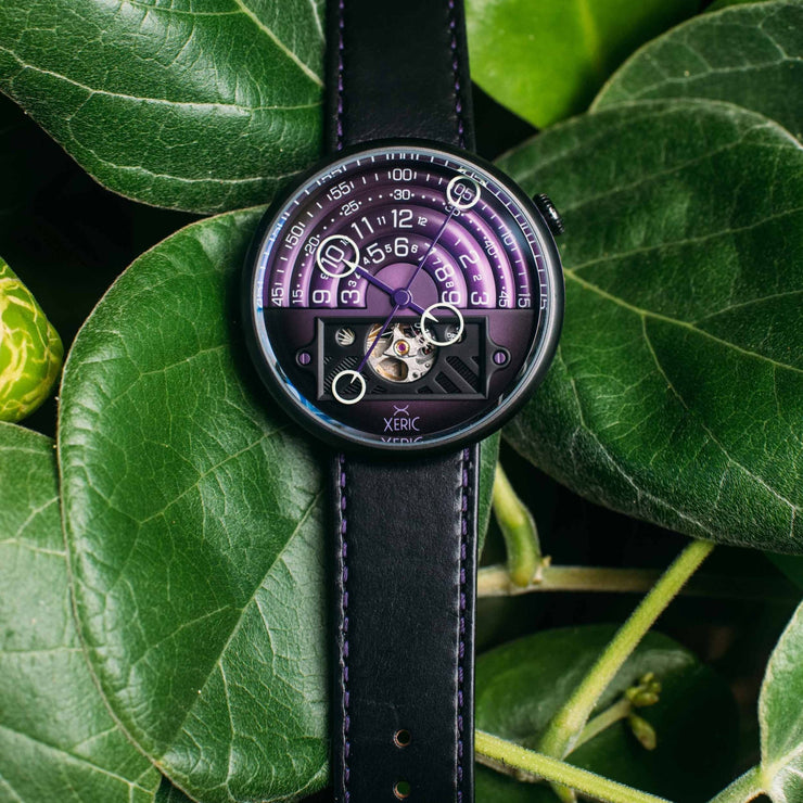 Xeric Halograph II Automatic Deep Purple - Watches.com - HGA - 3393 - 03L