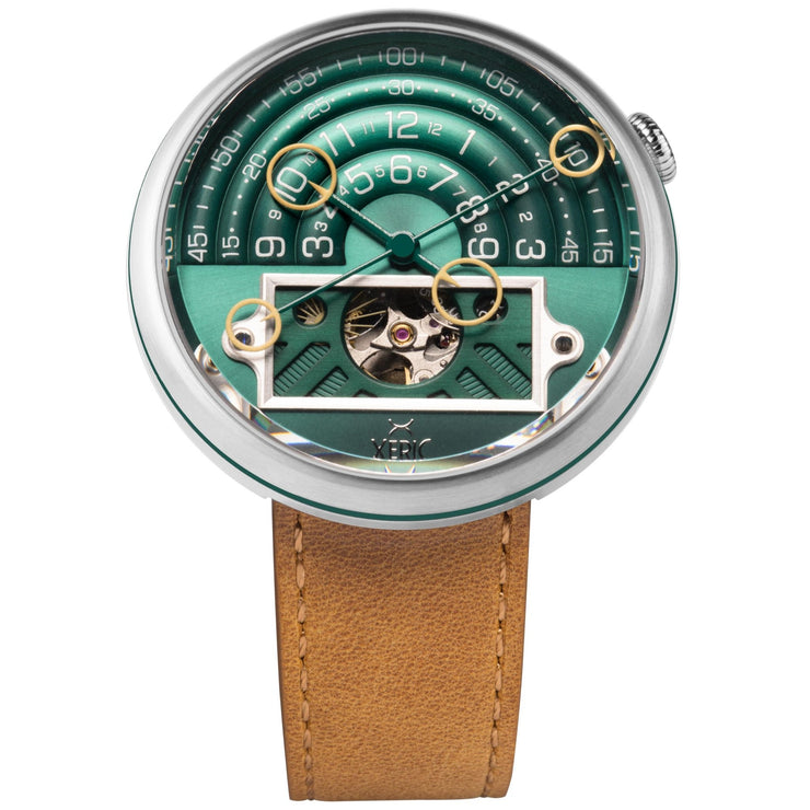 Xeric Halograph II Automatic Emerald Tan - Watches.com - HGA - 1199 - 12L