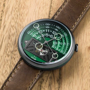 Xeric Halograph II Automatic Green Brown Limited Edition - Watches.com - HGA - 2299 - 06L