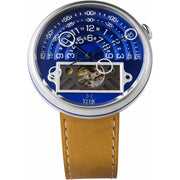 Xeric Halograph II Automatic Navy Tan Limited Edition - Watches.com - HGA - 1177 - 12L