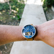 Xeric Halograph II Automatic Navy Tan Limited Edition - Watches.com - HGA - 1177 - 12L