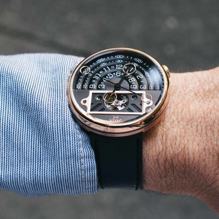 Xeric Halograph II Automatic Rose Gold Limited Edition - Watches.com - HGA - 4432 - 03L