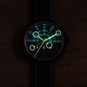 Xeric Halograph II Chrono Matte Demon - Watches.com - H2C - 3838 - 03L