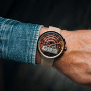 Xeric Halograph II Chrono Oxblood Sand - Watches.com - H2C - 2289 - 22L