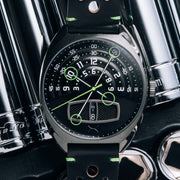 Xeric Halograph III Automatic Gunmetal Lime - Watches.com - HL3 - 2239 - 03L