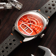 Xeric Halograph III Automatic Racing Orange - Watches.com - HL3 - 1190 - 11L