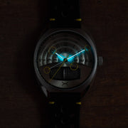 Xeric Halograph III Automatic Steel Black - Watches.com - HL3 - 1113 - 03L