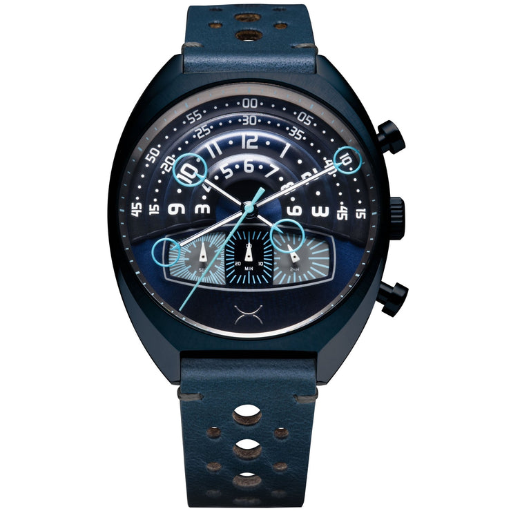 Xeric Halograph III Chrono Deep Blue - Watches.com - HC3 - 7777 - 07L