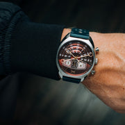 Xeric Halograph III Chrono Oxblood Blue - Watches.com - HC3 - 1185 - 07L