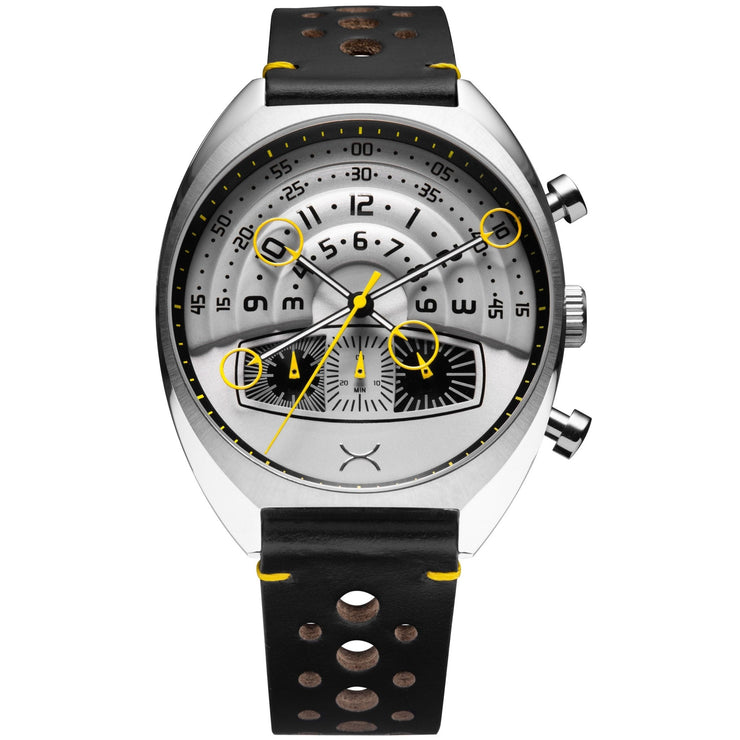 Xeric Halograph III Chrono Steel Black - Watches.com - HC3 - 1113 - 03L