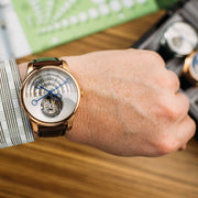 Xeric Halograph Tourbillon Collector's Edition Rose Gold Silver - Watches.com - HGT - 4411 - 13L