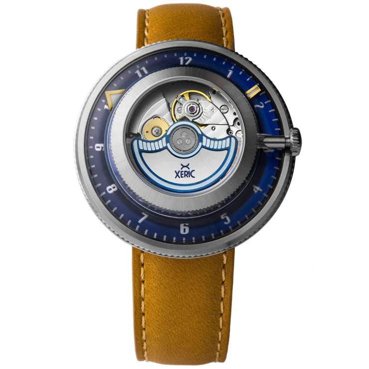 Xeric Invertor Automatic Navy Tan Limited Edition - Watches.com - IVR - 1170 - 12L