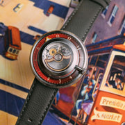 Xeric Invertor Automatic Oxblood Gray Limited Edition - Watches.com - IVR - 1188 - 11L