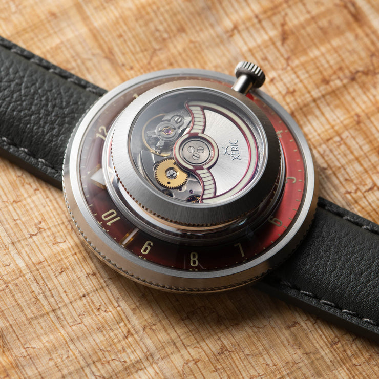 Xeric Invertor Automatic Oxblood Gray Limited Edition - Watches.com - IVR - 1188 - 11L