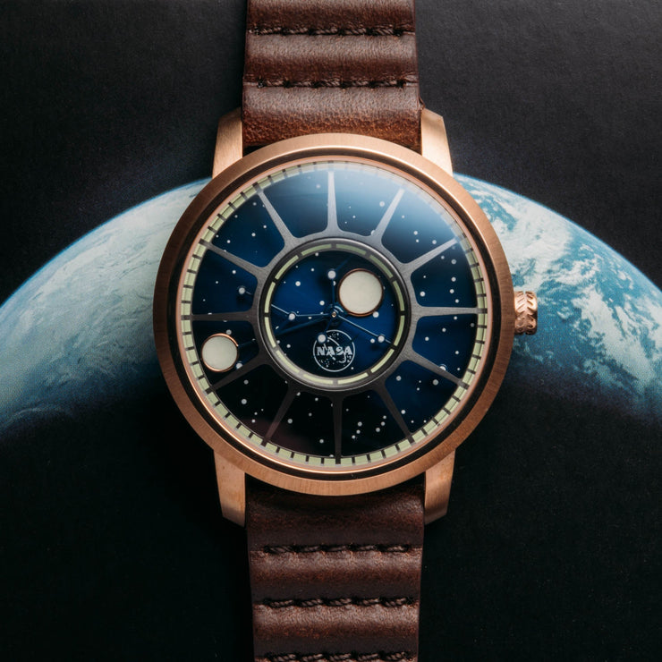 Xeric NASA Apollo 15 American Automatic Helix Nebula - Watches.com - APA - 4472 - 13L