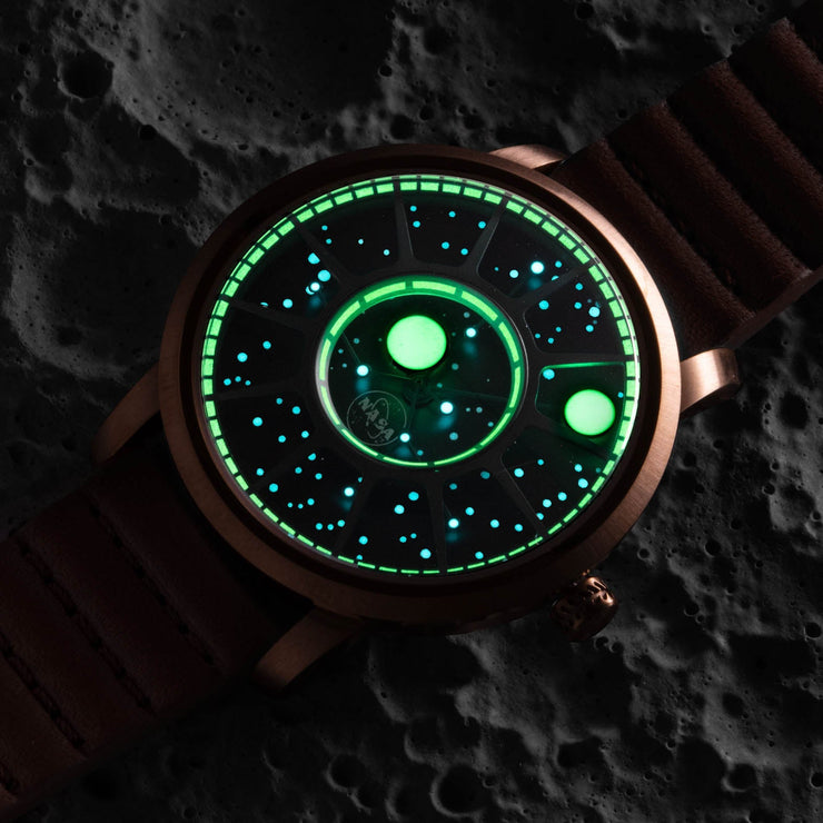 Xeric NASA Apollo 15 American Automatic Helix Nebula - Watches.com - APA - 4472 - 13L