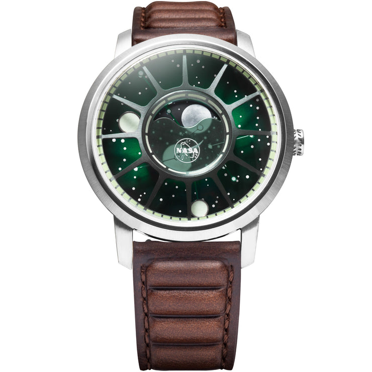 Xeric NASA Apollo 15 American Moonphase Cosmic Nebula - Watches.com - APM - 1192 - 13L