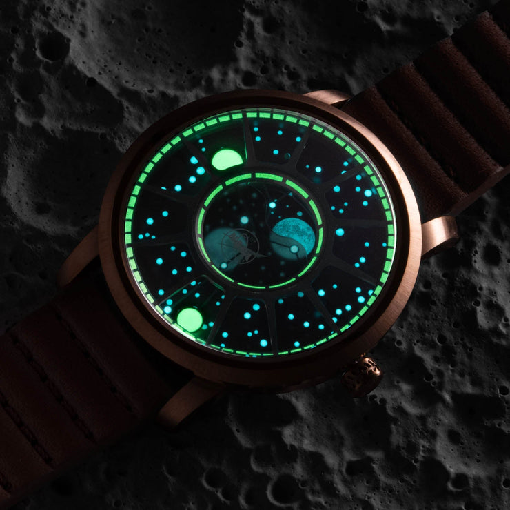 Xeric NASA Apollo 15 American Moonphase Helix Nebula - Watches.com - APM - 4472 - 13L