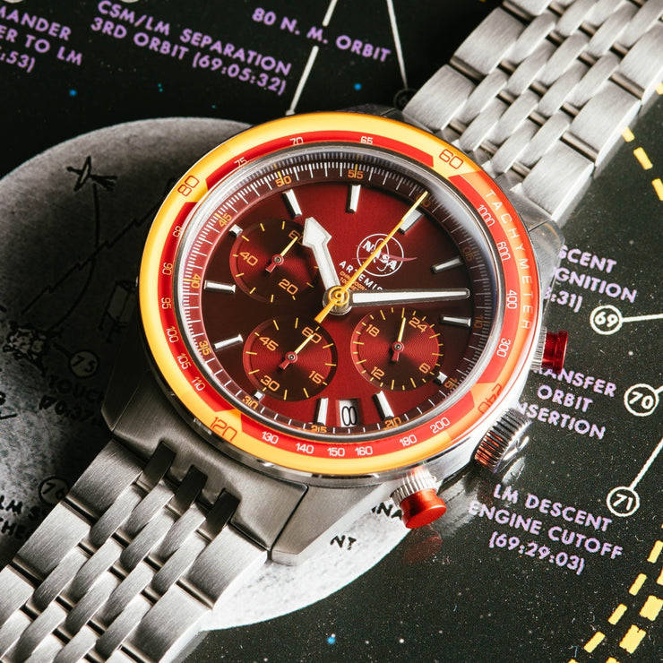 Xeric NASA Artemis Chrono Afterburn Limited Edition - Watches.com - ATC - 1188 - 01B