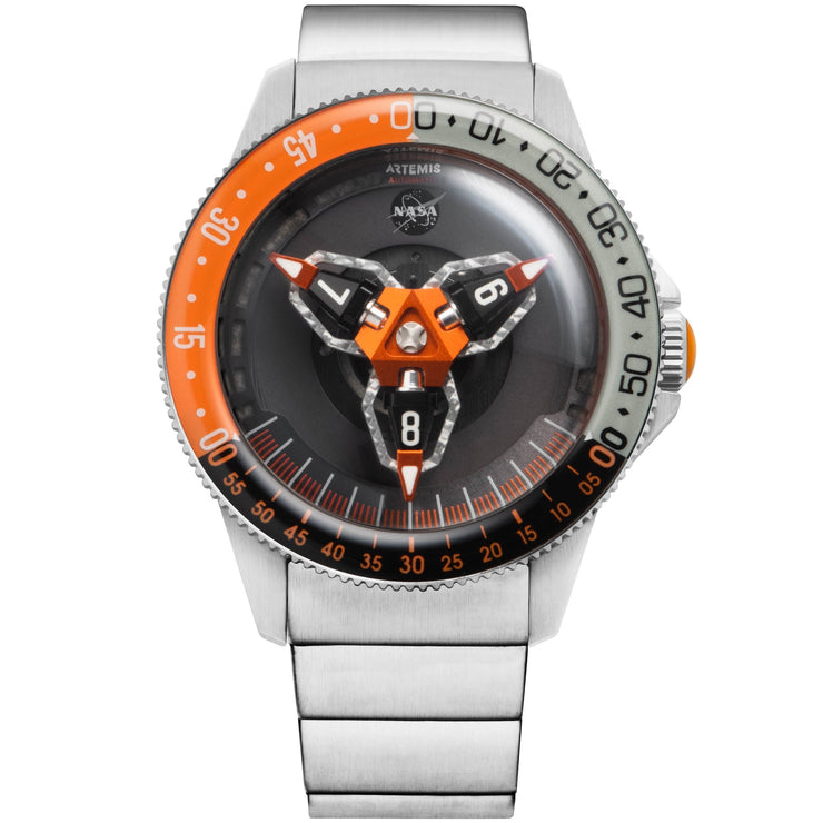 Xeric NASA Artemis Tumbler Automatic Afterburn Limited Edition - Watches.com - ATA - 1139 - 01B