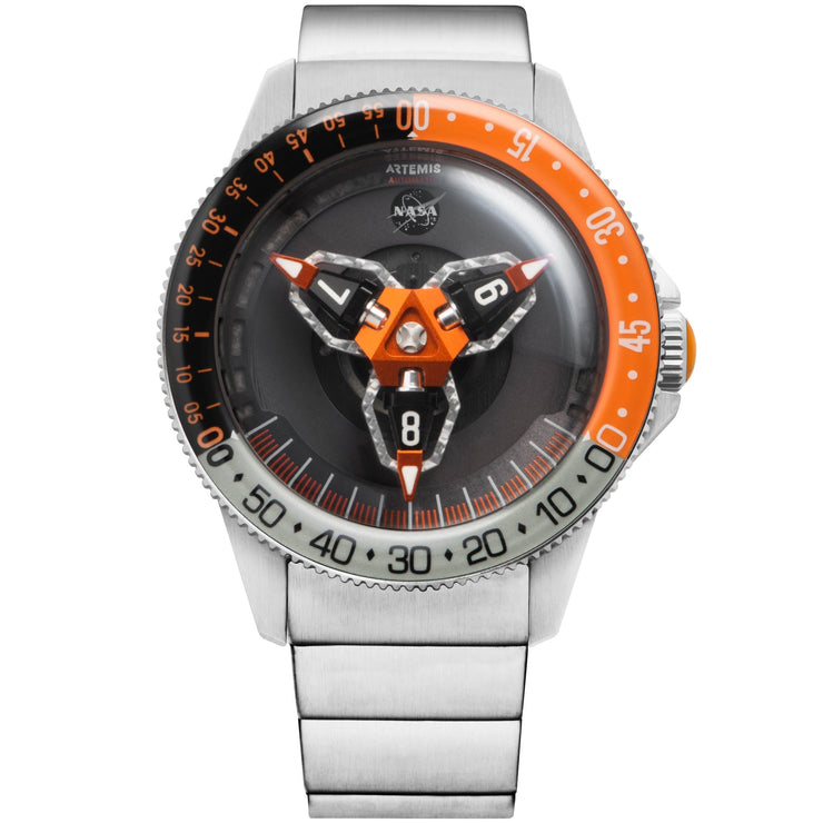 Xeric NASA Artemis Tumbler Automatic Afterburn Limited Edition - Watches.com - ATA - 1139 - 01B