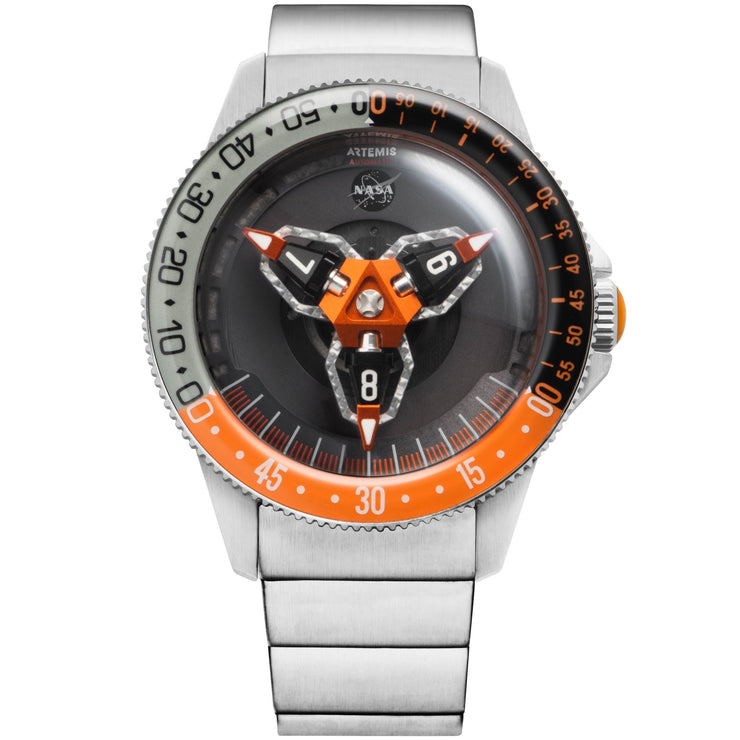 Xeric NASA Artemis Tumbler Automatic Afterburn Limited Edition - Watches.com - ATA - 1139 - 01B